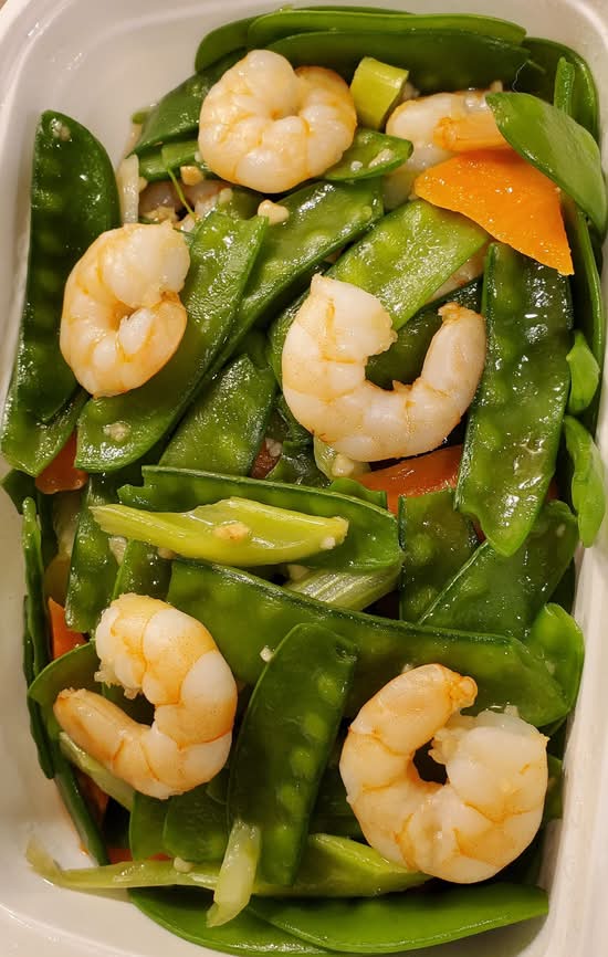 Sauteed Shrimp with Snow Peas 雪豆虾